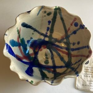 Artisan pottery apple baker